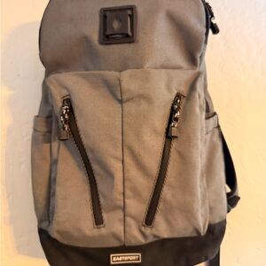 Eastport Gray and Black Backpack